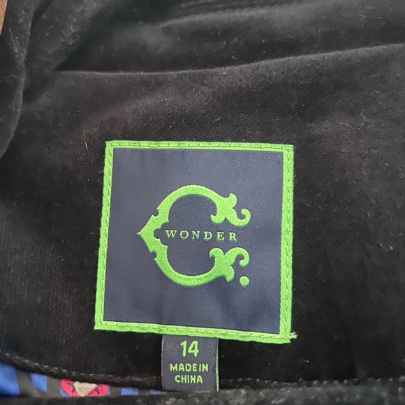 Velvet black blazer C Wonder Sz 14 - Picture 2 of 5